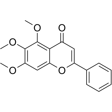 黄岑素-5,6,7-三甲醚 (973-67-1)