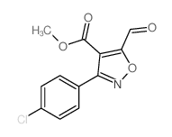 3-(4-氯苯基)-5-甲酰基异噁唑-4-羧酸甲酯