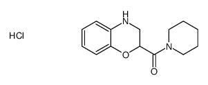 2-(哌啶-1-基羰基)-3,4-二氢-2H-1,4-苯并噁嗪盐酸盐