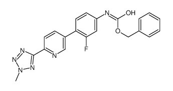 N-[3-氟-4-[6-(2-甲基-2H-四唑-5-基)-3-吡啶基]苯基]氨基甲酸苄酯