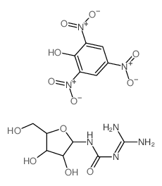1-(二氨基亚甲基)-3-(BETA-D-呋喃核糖基)脲苦味酸盐