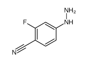 2-氟-4-肼基-苯甲腈