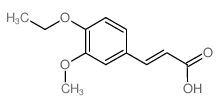 (2E)-3-(4-乙氧基-3-甲氧基苯基)丙烯酸 (144878-40-0)