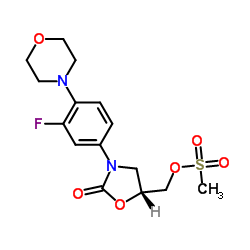 (R)-N-[3-(3-氟-(4-吗啉基)苯基)-2-氧代-5-唑烷基]甲醇甲磺酸酯
