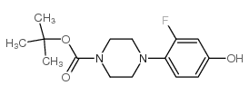 4-(4-Boc-哌嗪o-1-基)-3-氟苯酚