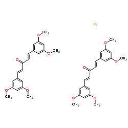 双(3,5,3′,5′-二甲氧基二亚苄基丙酮)钯 (811862-77-8)