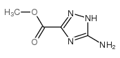 5-氨基-1H-1,2,4-三氮唑-3-羧酸甲酯 (3641-14-3)