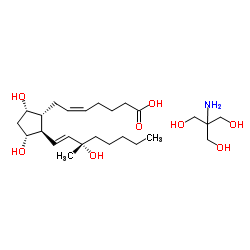 2-氨基-2-(羟甲基)丙-1,3-二醇 (Z)-7-((1R,2R,3R,5S)-3,5-二羟基-2-((S,E)-3-羟基-3-甲基辛-1-烯-1-基)环戊基)庚-5-烯酸