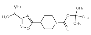 tert-butyl 4-(3-isopropyl-1,2,4-oxadiazol-5-yl)piperidine-1-carboxylate