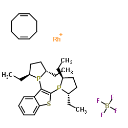 (-)-2,3-双((2S,5S)-2,5-二乙基磷)苯并[b]噻吩(1,5-环辛二烯)铑(I)四氟硼酸盐