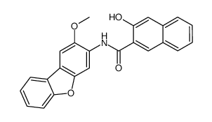 3-羟基-N-(2-甲氧基-3-二苯并呋喃基)-2-萘甲酰胺