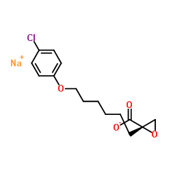 (2S)-2-[6-(4-氯苯氧基)己基]环氧乙烷甲酸钠