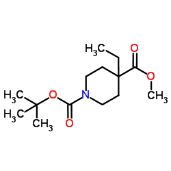 N-叔丁氧羰基-4-乙基哌啶-4-甲酸甲酯