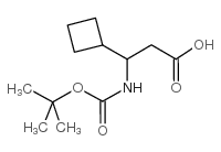 3-叔丁氧基羰基氨基-3-环丁基丙酸