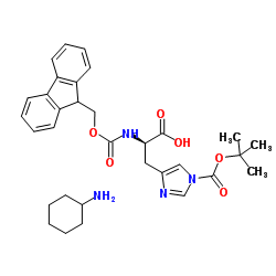 (2R)-2-(芴甲氧羰基氨基)-3-[1-[(2-甲基丙烷-2-基)氧羰基]咪唑-4-基]丙酸环己胺盐