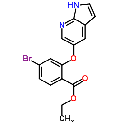 2-((1H-吡咯并[2,3-B]吡啶-5-基)氧基)-4-溴苯甲酸乙酯