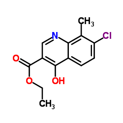 7-氯-4-羟基-8-甲基喹啉-3-羧酸乙酯