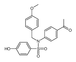 N-(4-乙酰基苯基)-4-羟基-n-[(4-甲氧基苯基)甲基]苯磺酰胺