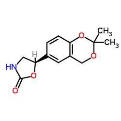 2-恶唑烷酮, 5-(2,2-二甲基-4H-1,3-苯并二氧-6-YL), (5R)-