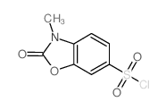 3-甲基-2-氧代-2,3-二氢-1,3-苯并唑-6-磺酰氯 (62522-63-8)