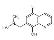 5-氯-7-二甲基氨基甲基喹啉-8-醇