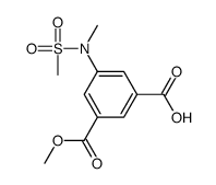 3-(甲氧基羰基)-5-(n-甲基甲基磺酰胺)苯甲酸