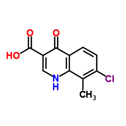 7-氯-4-羟基-8-甲基喹啉-3-羧酸