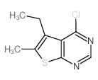 4-氯-5-乙基-6-甲基噻吩并[2,3-d]嘧啶