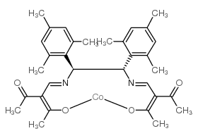 (1S,2S)-N,N'-双(2-乙酰-3-氧代-2-亚丁烯基)-1,2-二均三甲苯基乙二胺合钴(II) (259259-80-8)