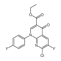 7-氯-6-氟-1-(4-氟苯基)-4-氧代-1,4-二氢-1,8-萘啶-3-羧酸乙酯