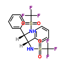 (S,S)-N,N'-双(三氟甲烷磺酰)-1,2-二苯基乙二胺 (121788-77-0)
