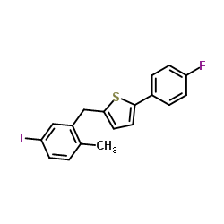 2-(4-氟苯基)-5-((5-碘-2-甲基苯基)甲基)噻吩