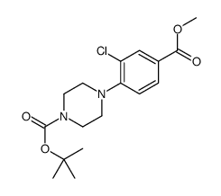 3-氯-4-(4-Boc-1-哌嗪基)苯甲酸甲酯