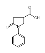 5-氧代-1-苯基吡咯烷-3-羧酸 (39629-86-2)