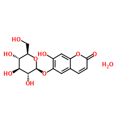7-羟基-6-(((2S,3R,4S,5S,6R)-3,4,5-三羟基-6-(羟甲基)四氢-2H-吡喃-2-基)氧基)-2H-苯并吡喃-2-酮 水合物(2:3)