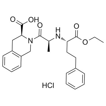 (S)-2-((S)-2-(((S)-1-乙氧基-1-氧代-4-苯基丁-2-基)氨基)丙酰基)-1,2,3,4-四氢异喹啉-3-羧酸盐酸盐