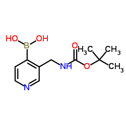 (3-([(Tert-丁氧基羰基)氨基]甲基)吡啶-4-基)硼酸