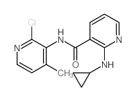 N-(2-氯-4-甲基-3-吡啶)-2-环丙氨基-3-吡啶甲酰胺