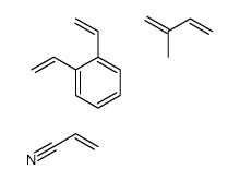 2-丙烯腈与二乙烯苯和2-甲基-1,3-丁二烯的聚合物的水解产物