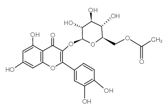 栎精-3-O-Β-D-吡喃葡萄糖基-6’’-乙酸盐