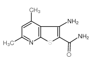 3-氨基-4,6-二甲基噻吩[2,3-b]吡啶-2-羧酰胺