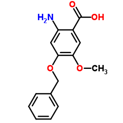 2-氨基-4-苄氧基-5-甲氧基苯甲酸 (155666-33-4)