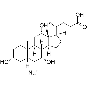 胆酸钠,由牛胆汁中提取