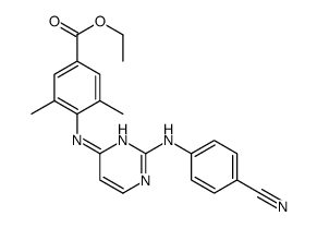 4-(2-(4-氰基苯基氨基)嘧啶-4-氨基)-3,5-二甲基苯甲酸乙酯