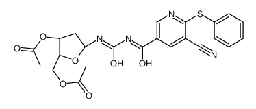 ((2R,3S,5R)-3-乙酰氧基-5-(3-(5-氰基-6-(苯基硫代)烟酰基)脲啶)四氢呋喃-2-基)甲基乙酸酯