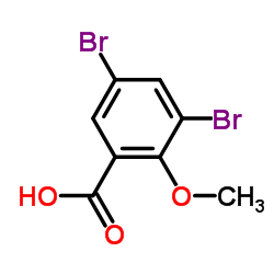 2-甲氧基-3,5-二溴苯甲酸