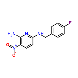 2-氨基-3-硝基-6-(4-氟苄基氨基)吡啶 (33400-49-6)