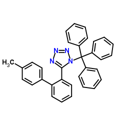 N-(三苯基甲基)-5-(4'-甲基联苯-2-基)四氮唑 (124750-53-4)