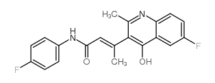 (E)-3-(6-氟-4-羟基-2-甲基喹啉-3-基)-N-(4-氟苯基)2-丁酰胺