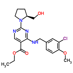 (S)-4-((3-氯-4-甲氧基苄基)氨基)-2-(2-(羟甲基)吡咯烷-1-基)嘧啶-5-甲酸乙酯